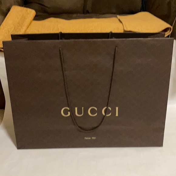 Gucci Bags Authentic Gucci Gift Bag Super Size Poshmark